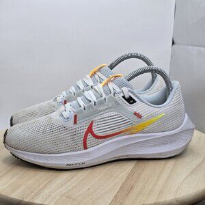 Nike Air Zoom Pegasus 40 White Laser Orange Womens Running Shoes Size 7